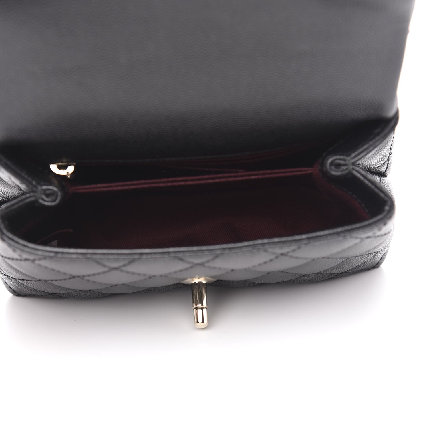 Chanel Caviar Quilted Extra Mini Coco Handle Flap Black 5 of 11