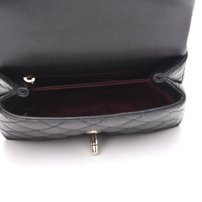 Chanel Caviar Quilted Extra Mini Coco Handle Flap Black 5 of 11