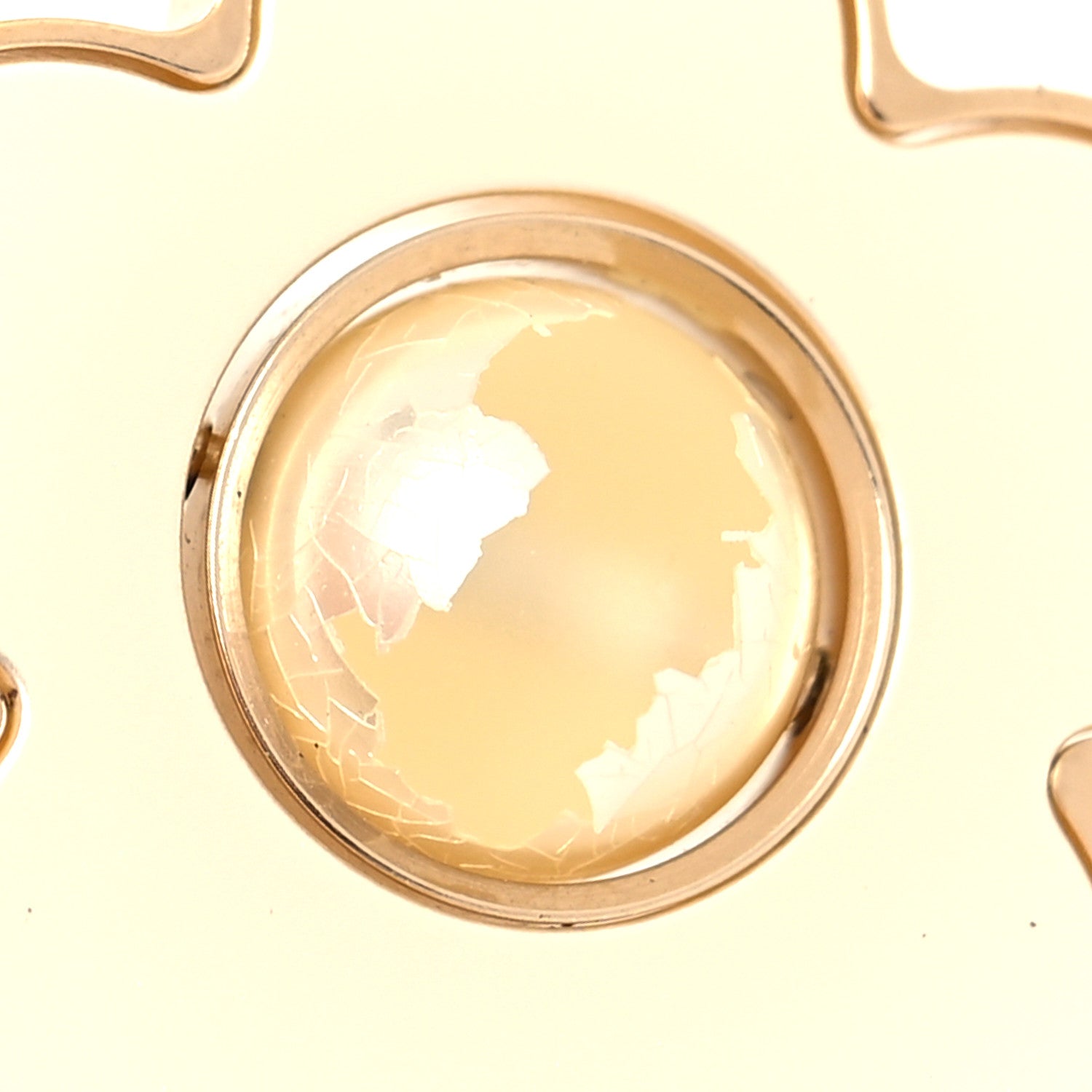 Chanel Pearl CC Camellia Earrings Gold 5 of 5