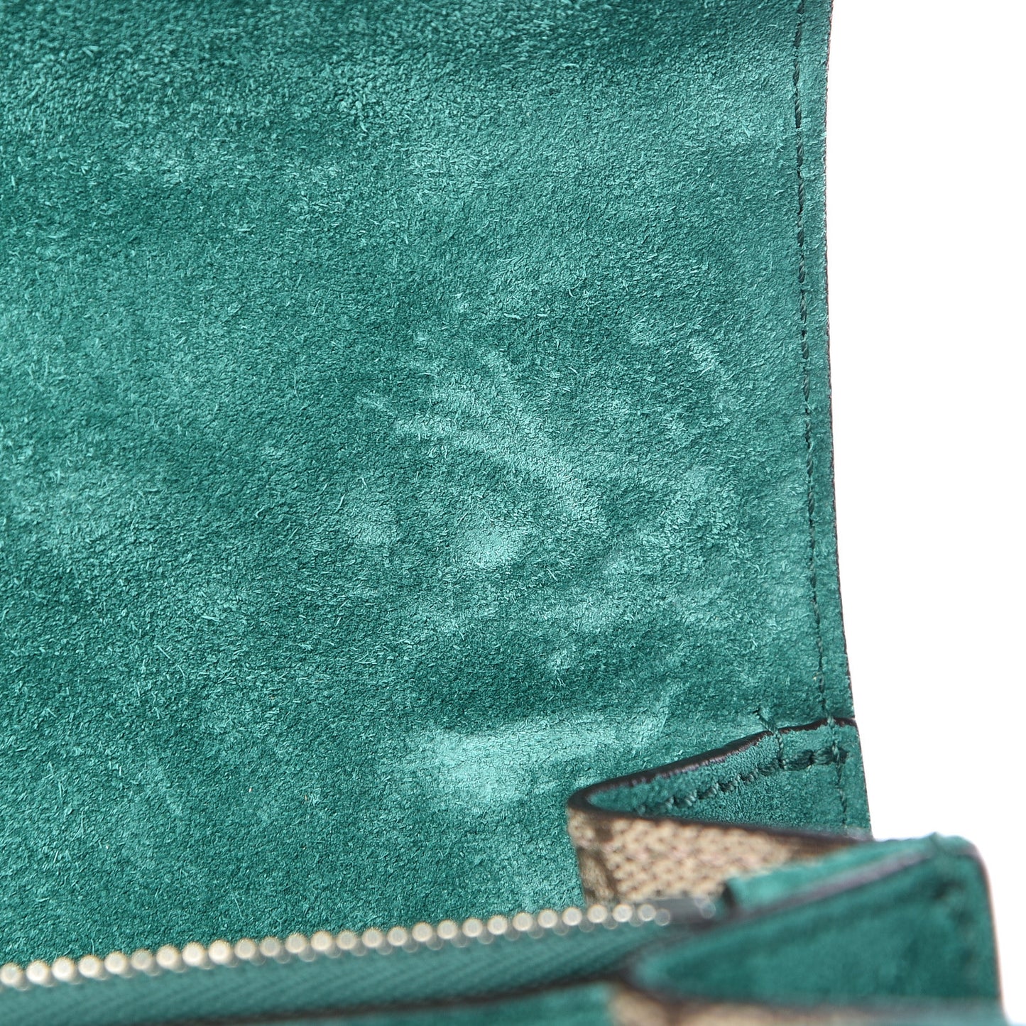 GG Supreme Monogram Willow Hill Embroidered Small Dionysus Shoulder Bag Emerald