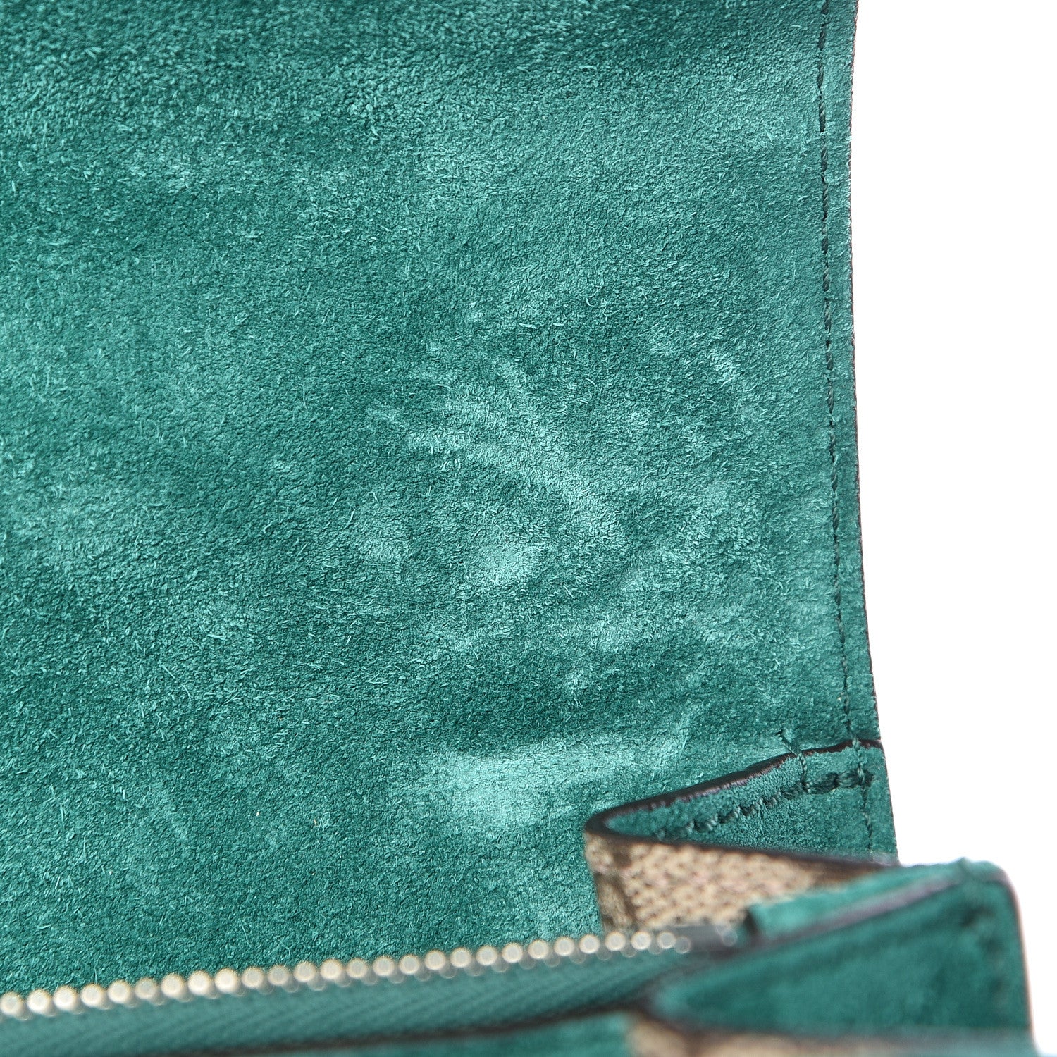 Gucci GG Supreme Monogram Willow Hill Embroidered Small Dionysus Shoulder Bag Emerald 11 of 16