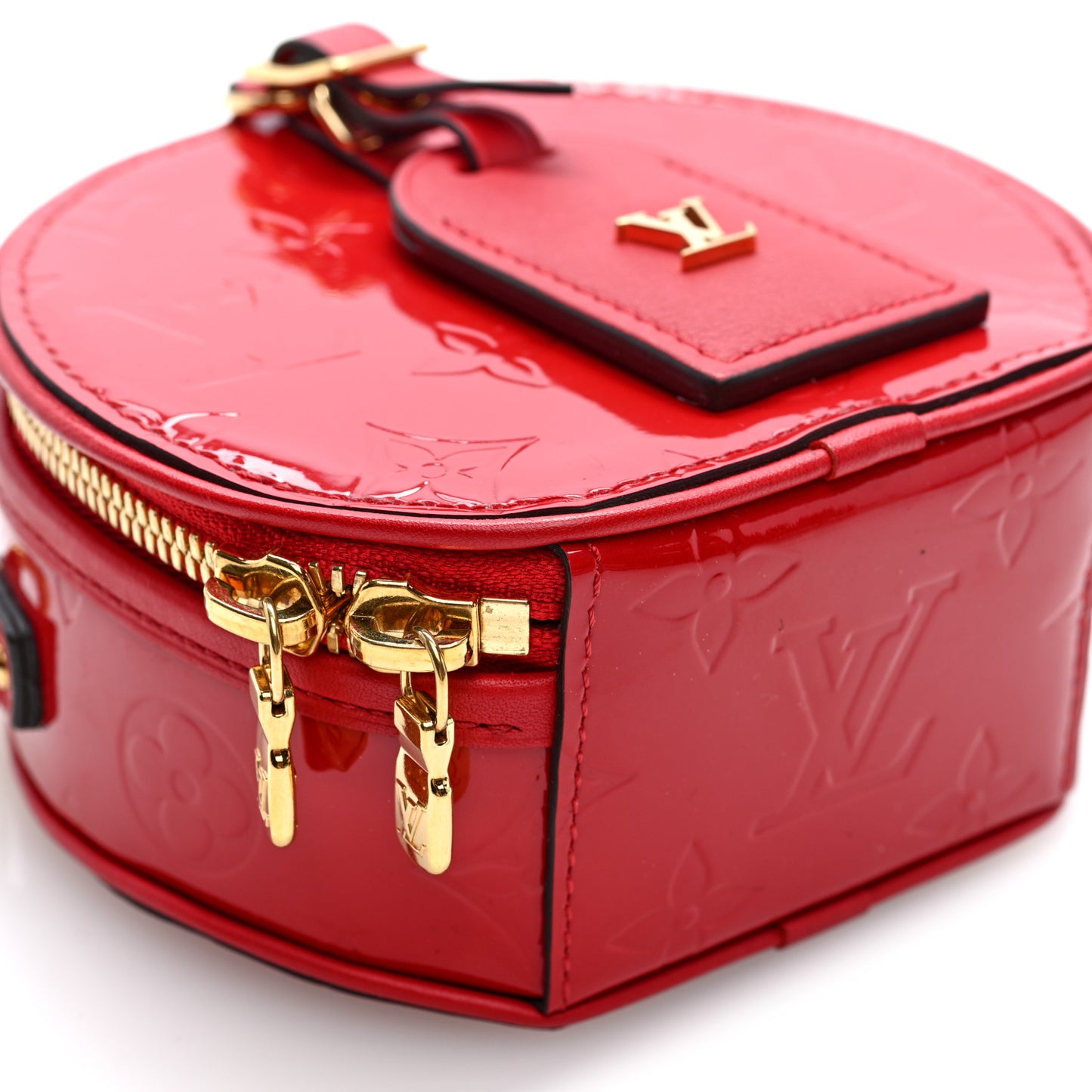 Vernis Mini Boite Chapeau Souple Red