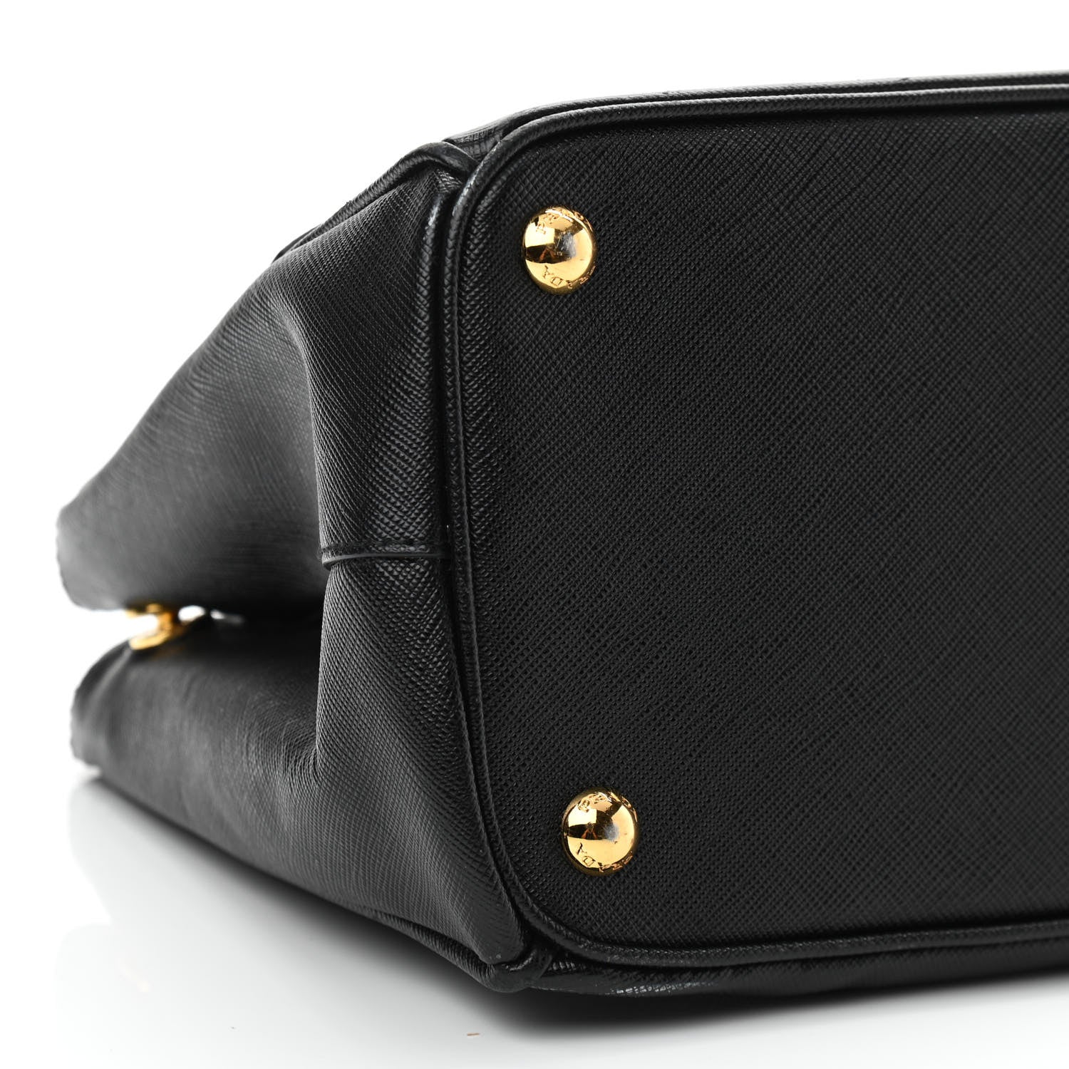 Prada Saffiano Small Galleria Double Zip Tote Black 8 of 13