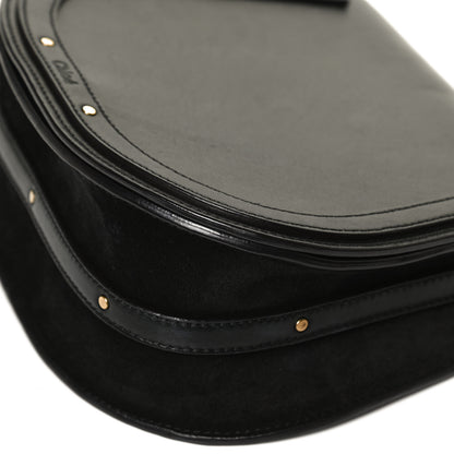 Chloe Calfskin Small Nile Bracelet Bag Black 12 of 13