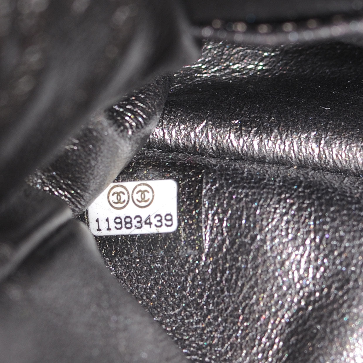 Chanel Aged Calfskin 2.55 Reissue 225 Flap Dark Silver 7 of 7