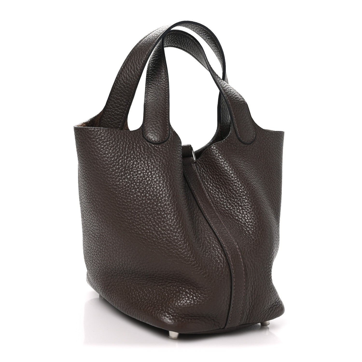 Hermes Taurillon Clemence Picotin Lock 18 PM Cacao 3 of 10