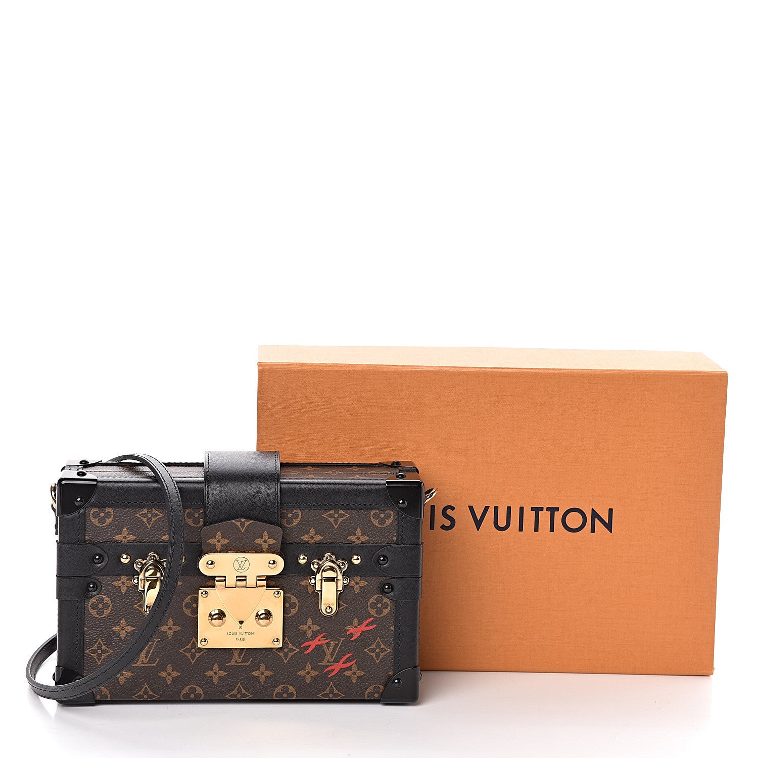 Louis Vuitton Monogram Petite Malle Black 13 of 13