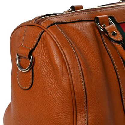Gucci Calfskin Vintage Web Medium Boston Tobacco 20 of 20