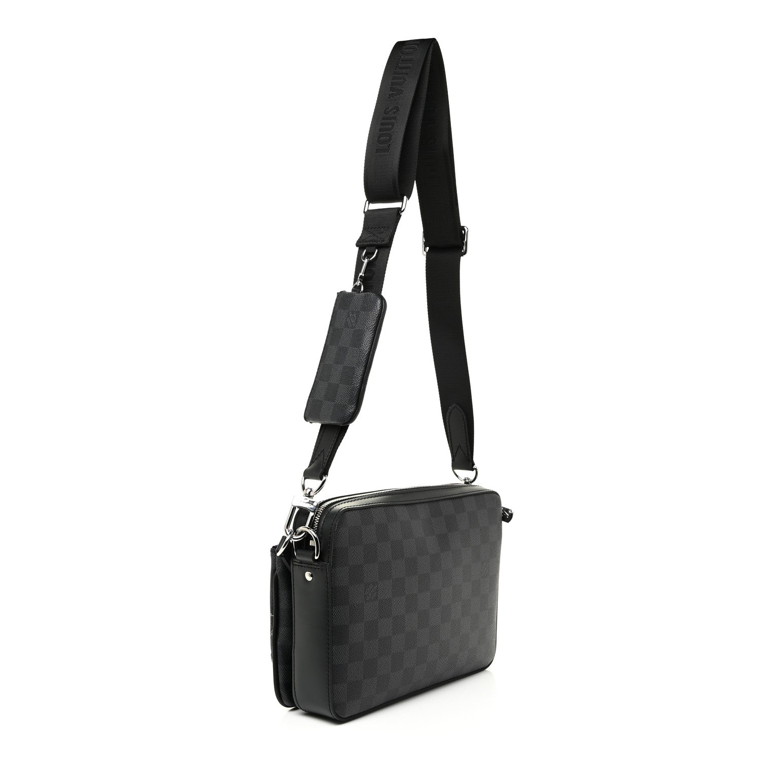 Louis Vuitton Damier Graphite Wild Animals Trio Messenger 3 of 10