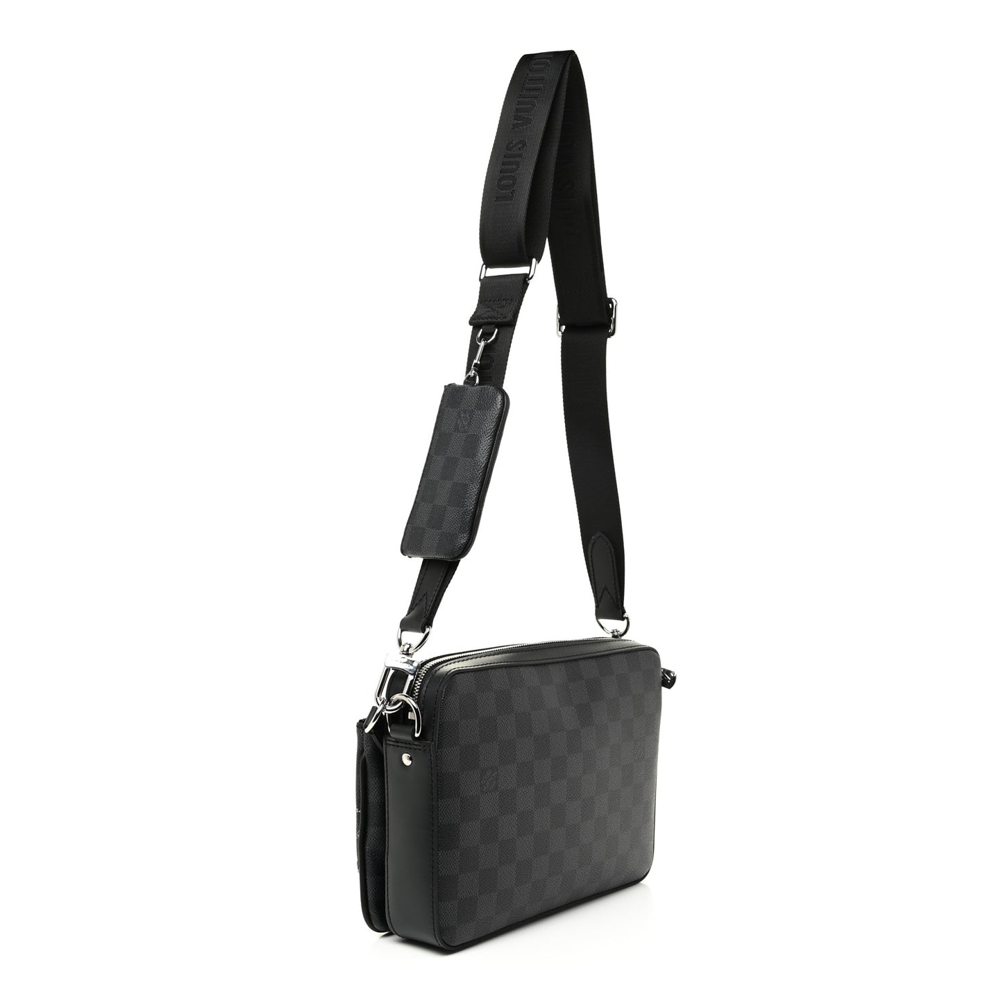 Damier Graphite Wild Animals Trio Messenger