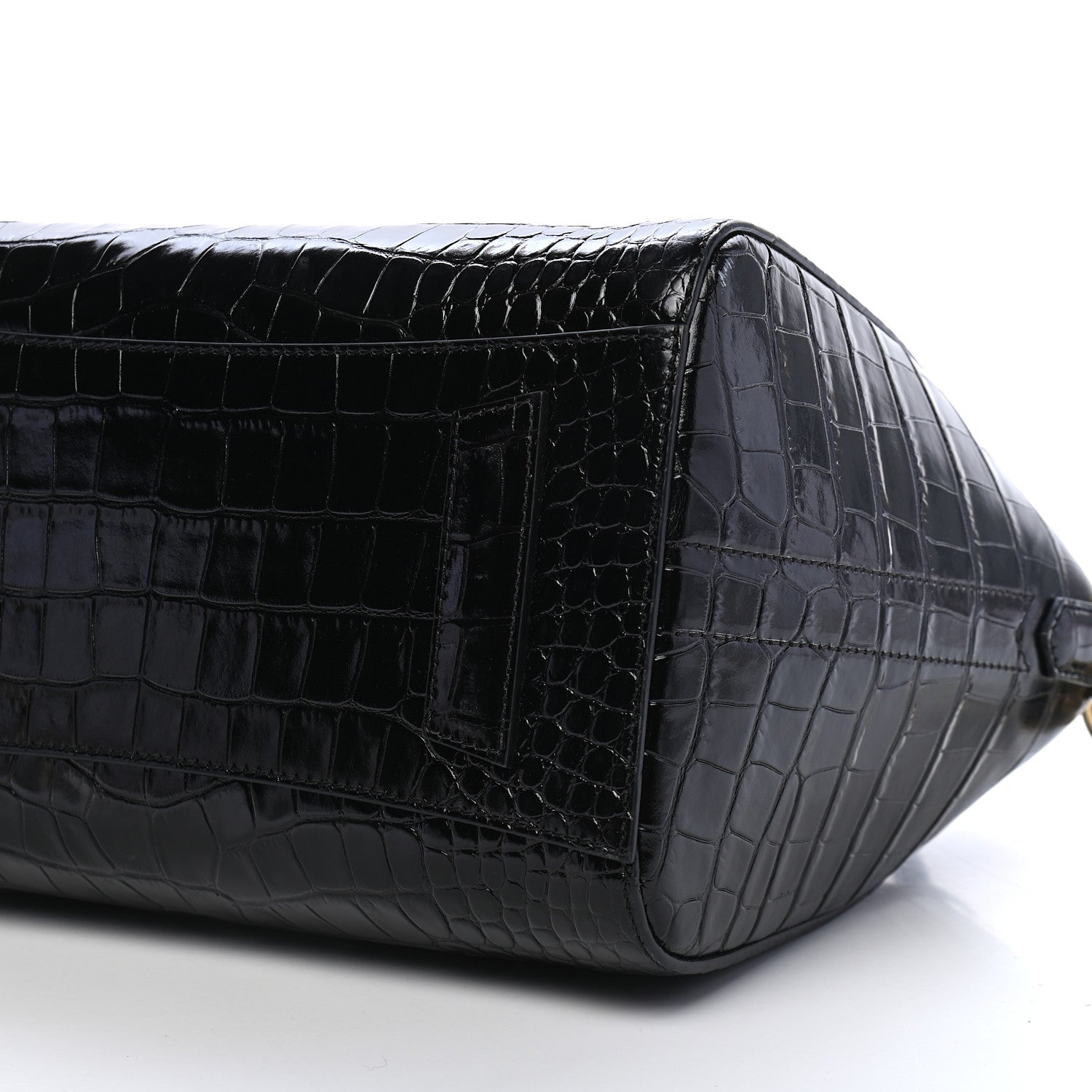 Givenchy Calfskin Crocodile Embossed Small Antigona Black 9 of 9