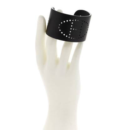 Hermes Aluminium Evelyne Sunset Cuff Bracelet T3 Black 2 of 4