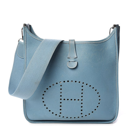 Hermes Epsom Evelyne PM Blue Jean 1 of 12