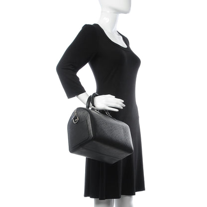 Louis Vuitton Epi Speedy Bandouliere 25 Black 3 of 11