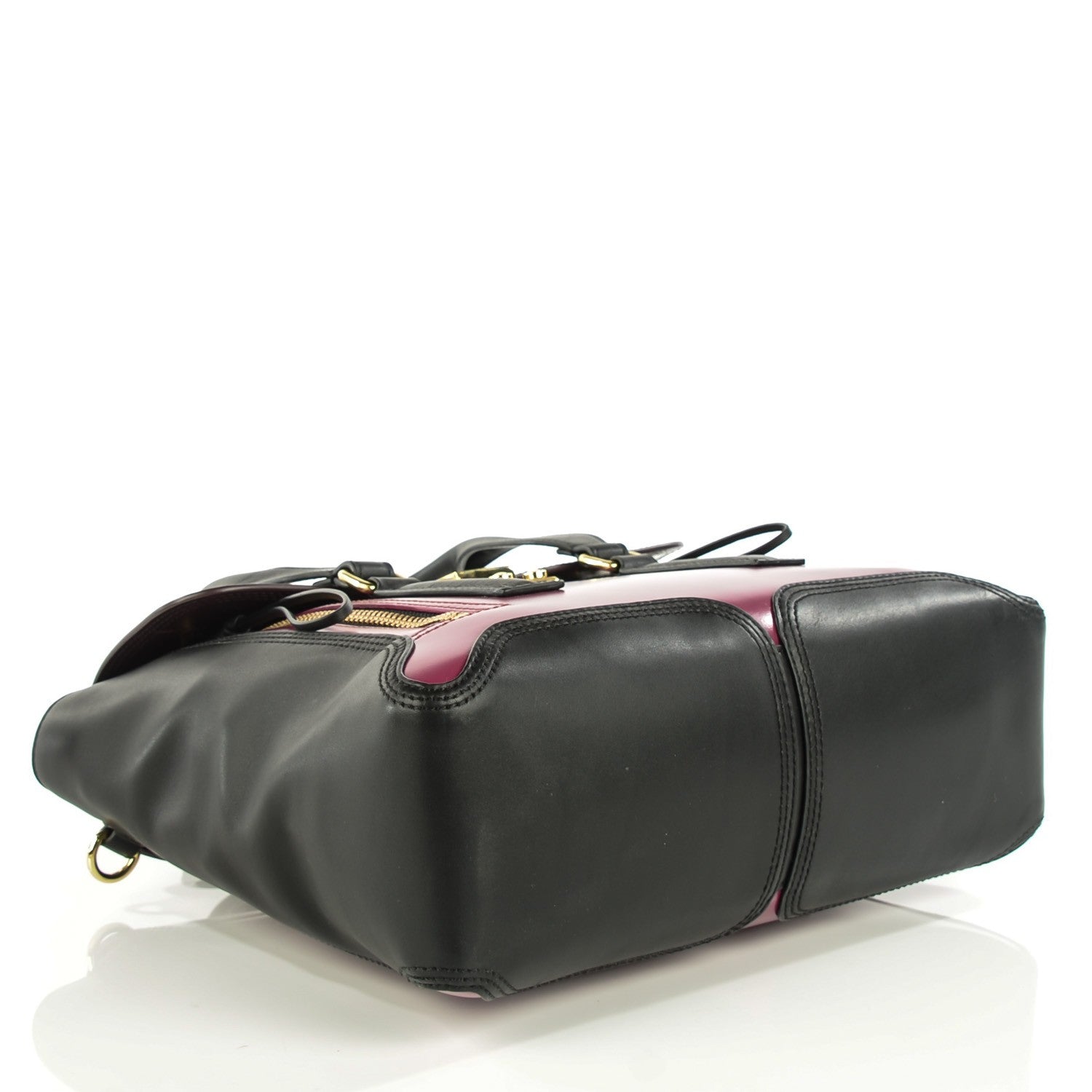 3.1 Phillip Lim 3.1 Smooth Calfskin Medium Pashli Satchel Berry Black 3 of 12