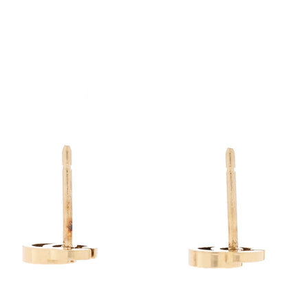 Gucci 18K Yellow Gold Mini Running GG Stud Earrings 3 of 6