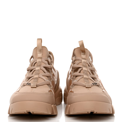 Christian Dior Neoprene Rubber Womens D-Connect Sneakers 39.5 Nude 2 of 9
