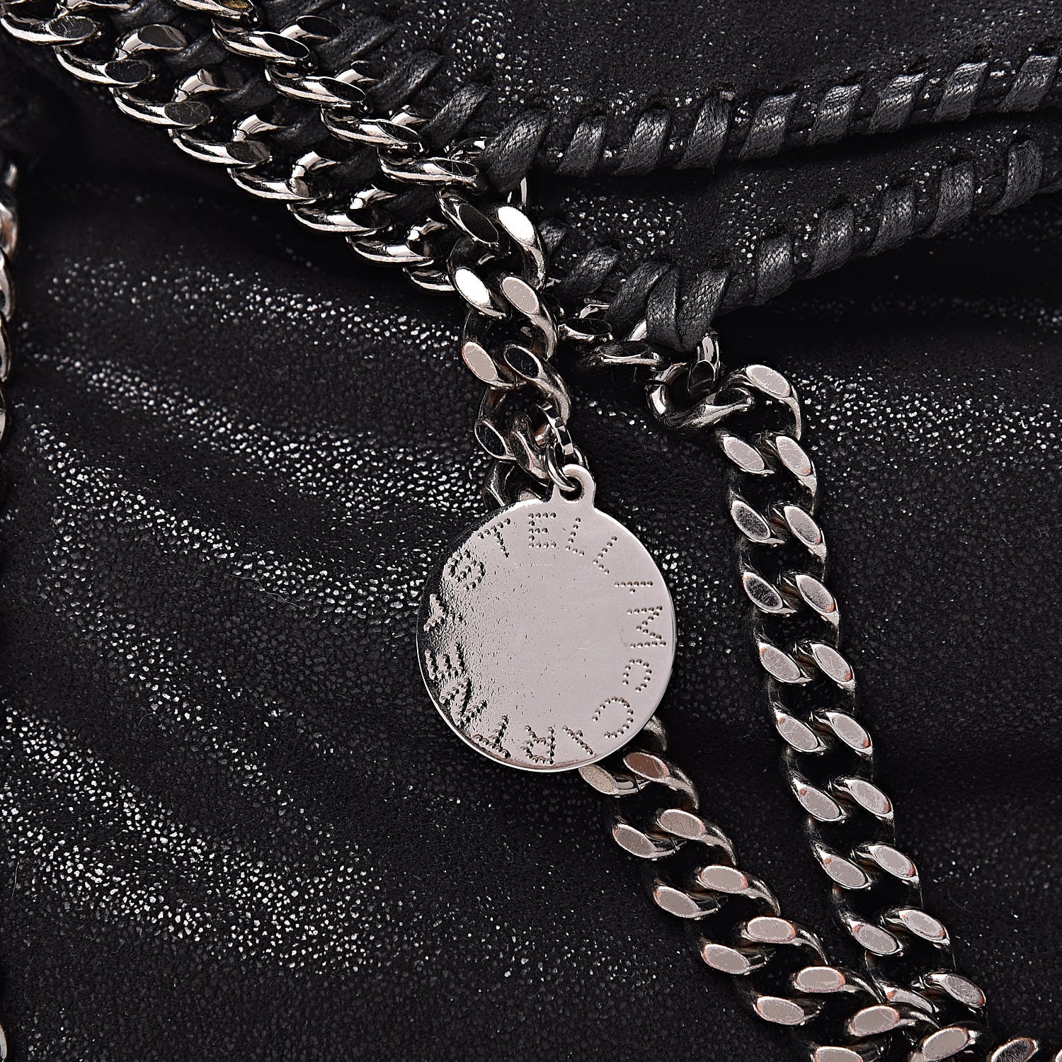 Stella McCartney Shaggy Deer Falabella Fold Over Tote Black 14 of 16