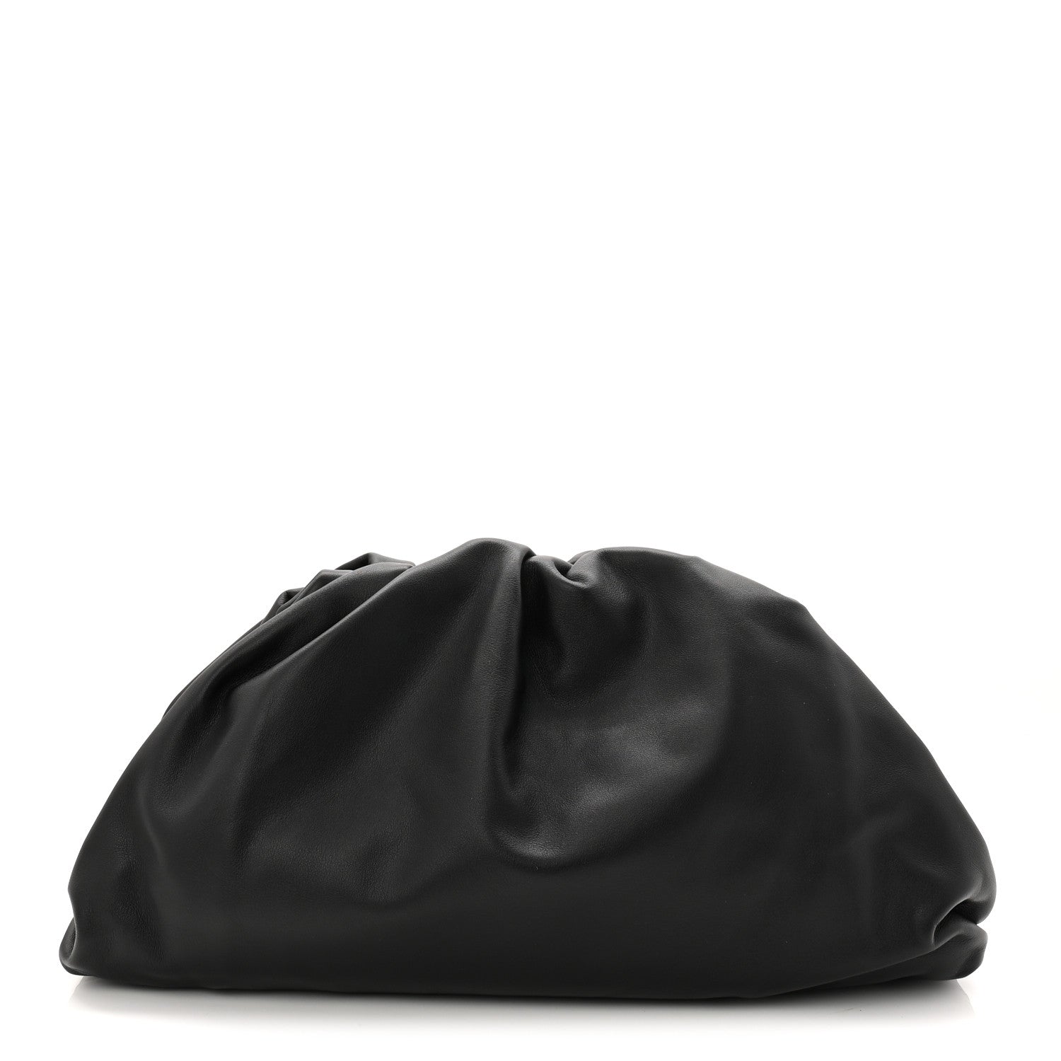 Bottega Veneta Smooth Butter Calf The Pouch Oversized Clutch Black 1 of 10