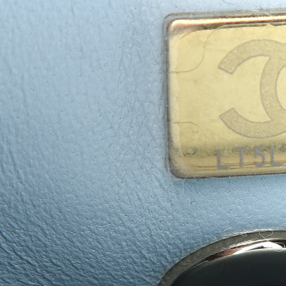Chanel Caviar Quilted Mini Coco Handle Flap Light Blue 7 of 10