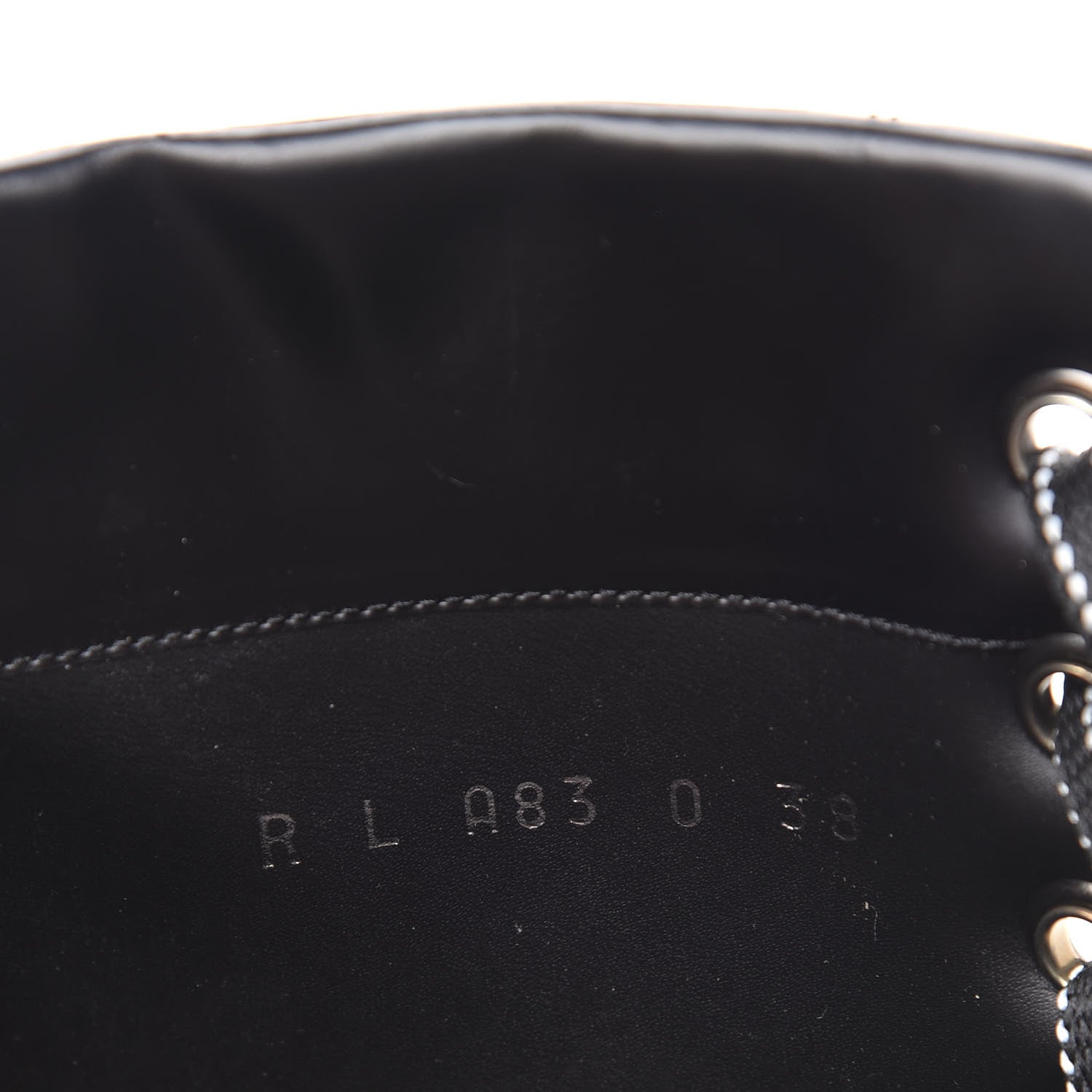 Valentino Garavani Smooth Calfskin Rockstud Buckled 25mm Combat Boots 38 Black 8 of 8