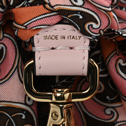 Fendi Calfskin Ribbon Lace Up Floral Strap You Multicolor 5 of 5