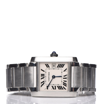 Cartier Stainless Steel 25mm Tank Francaise Quartz Watch 3 of 6