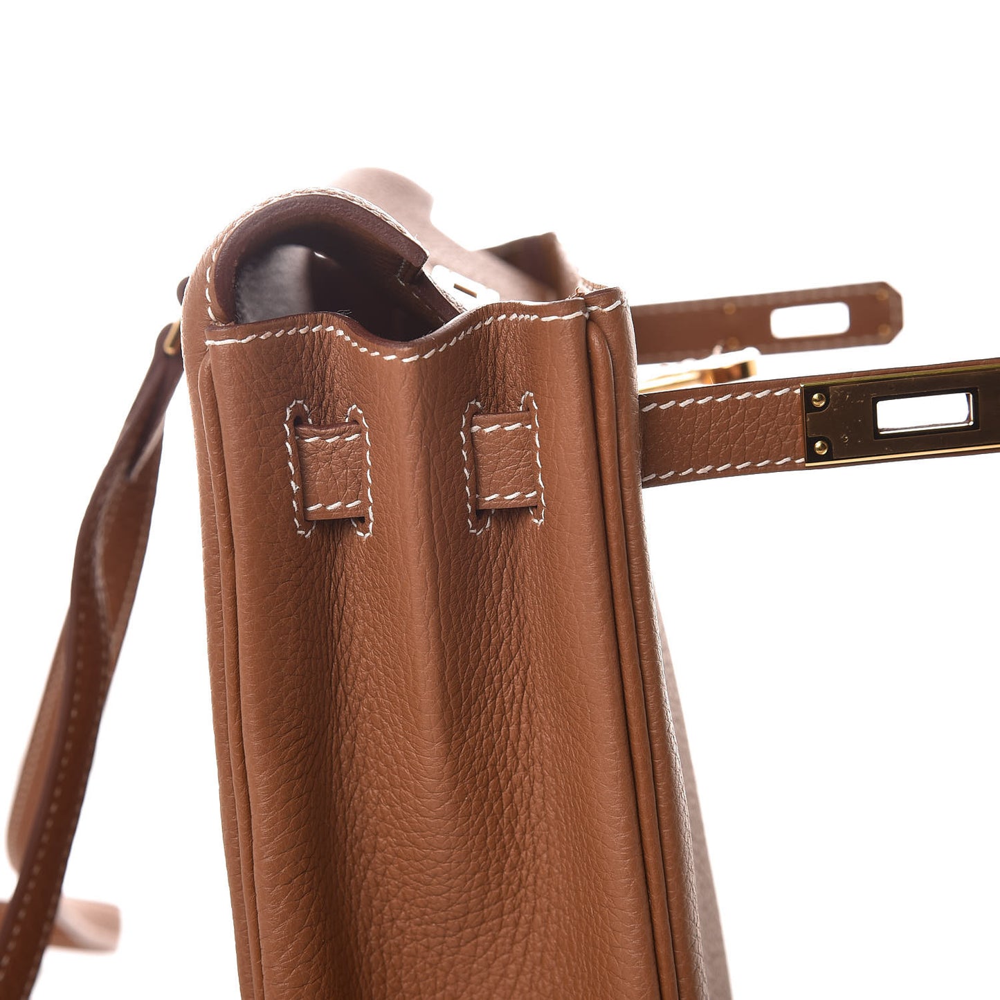 Togo Kelly Ado Backpack Gold