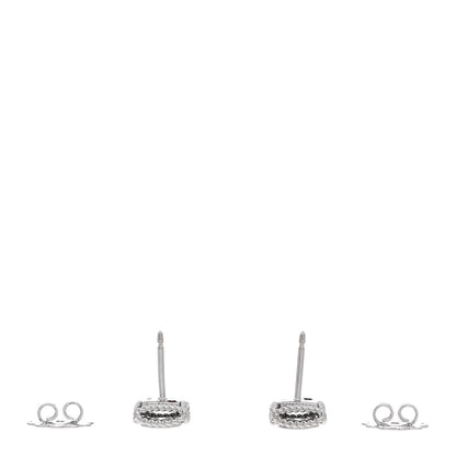 Roberto Coin 18K White Gold Diamond Palazzo Ducale Stud Earrings 3 of 4