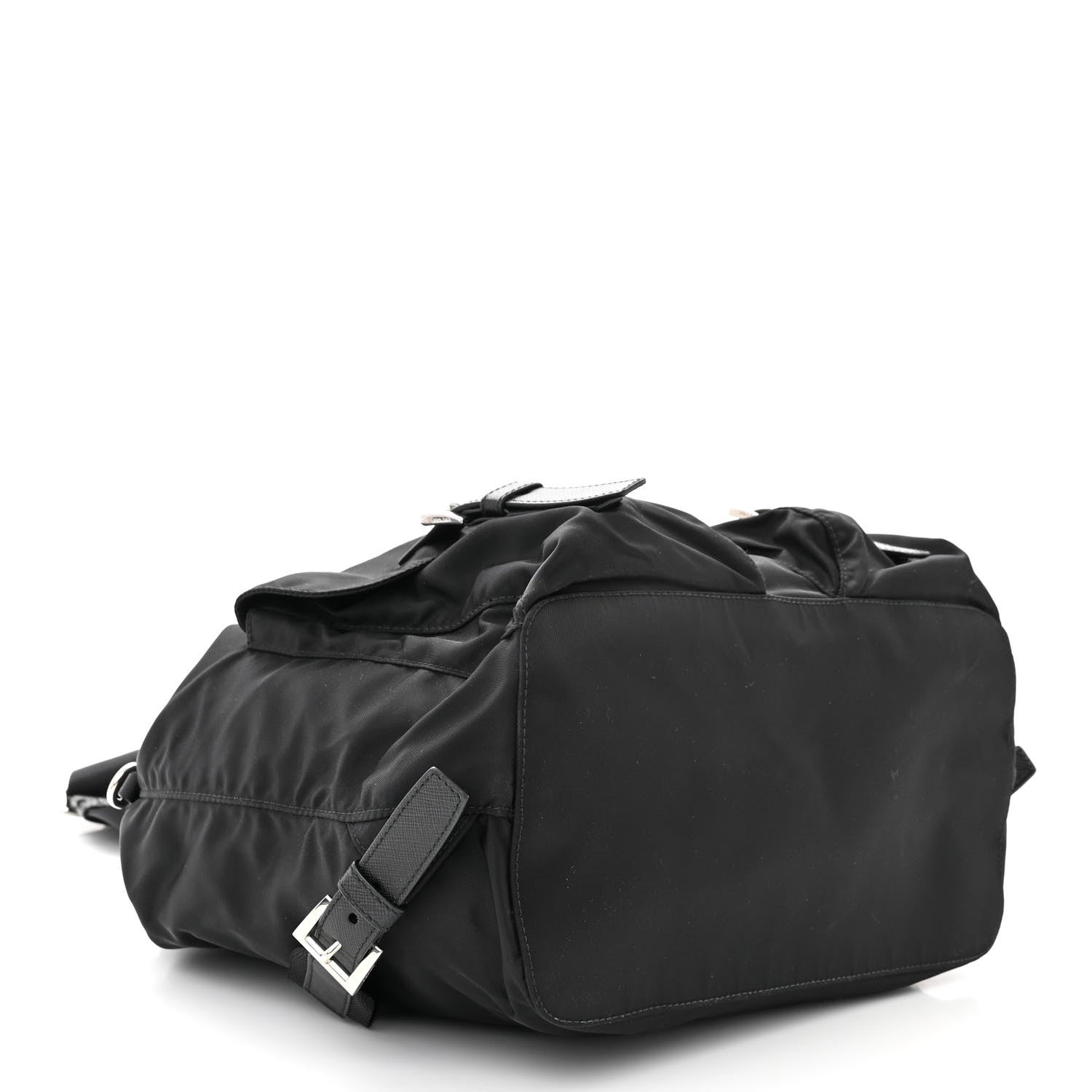 Prada Re-Nylon Tessuto Saffiano Medium Backpack Black 5 of 11