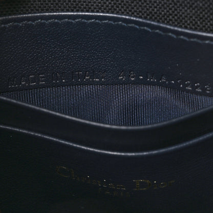 Christian Dior Oblique Saddle Rodeo Pouch Navy Blue 6 of 10