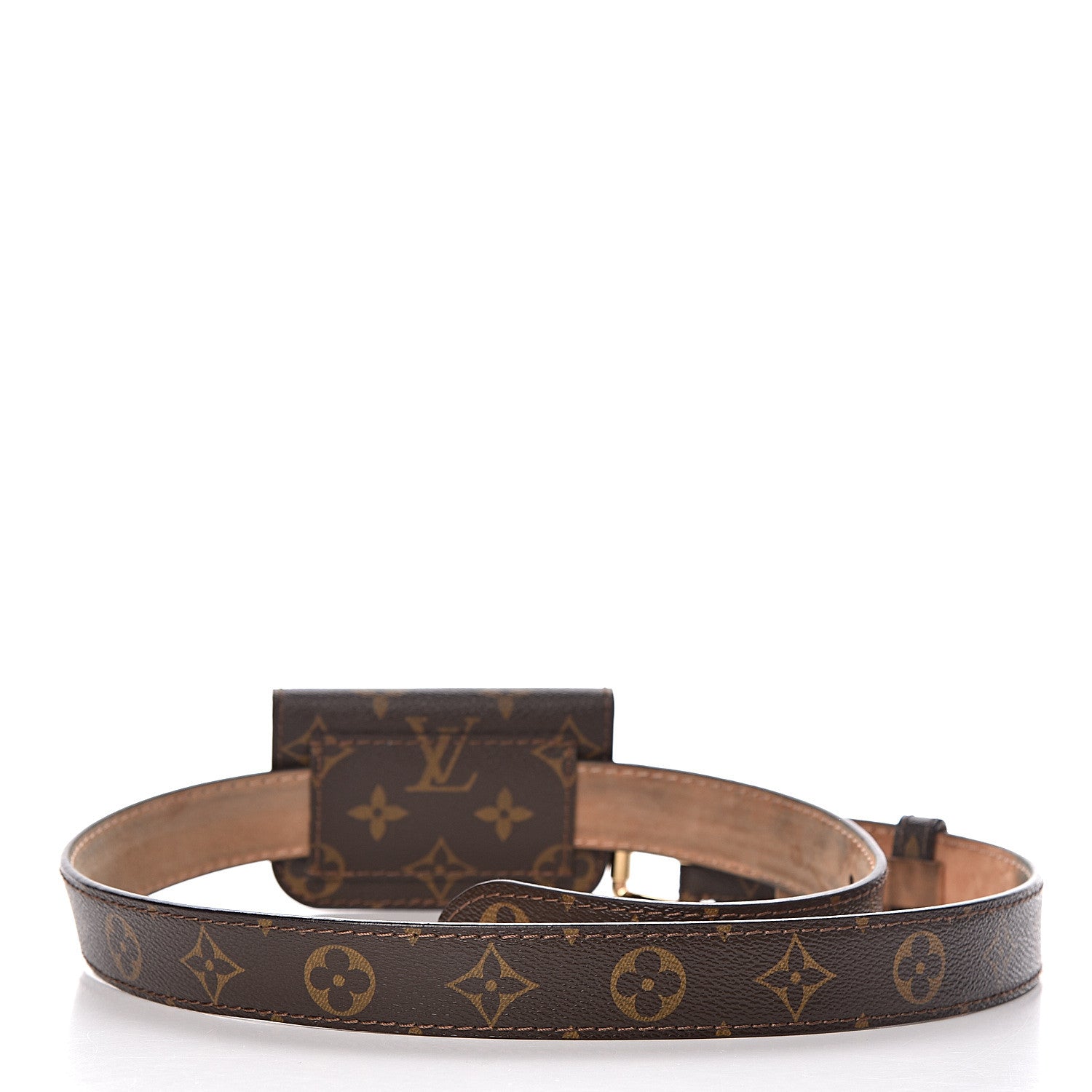 Louis Vuitton Monogram Pochette Solo Belt 95 38 3 of 15