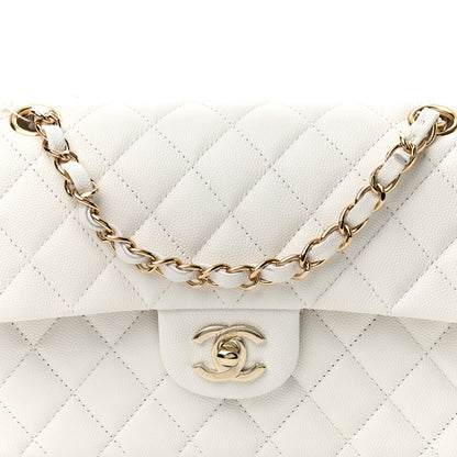 Chanel Caviar Quilted Small Double Flap White 8 of 11
