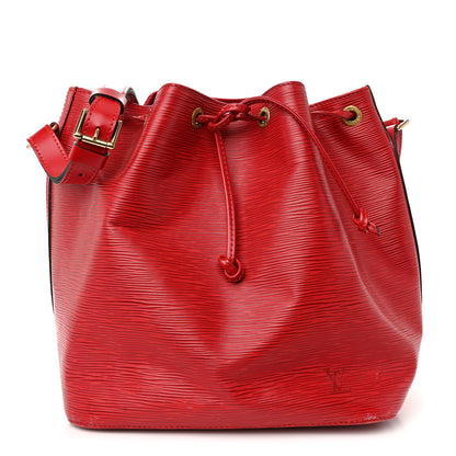 Louis Vuitton Epi Petit Noe Castillan Red 1 of 14