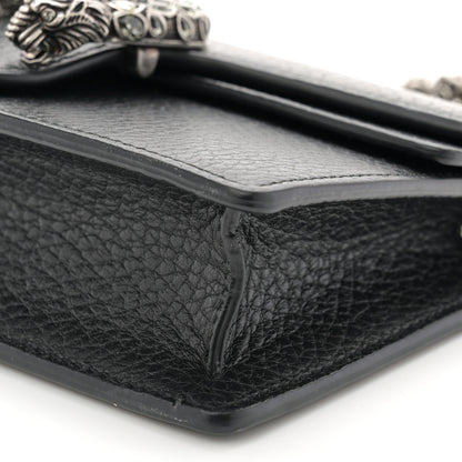 Gucci Calfskin Super Mini Dionysus Shoulder Bag Black 9 of 10