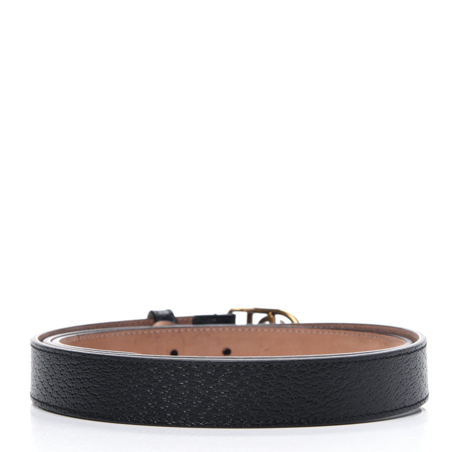 Gucci Calfskin Framed Double G Belt 105 42 Black 2 of 4