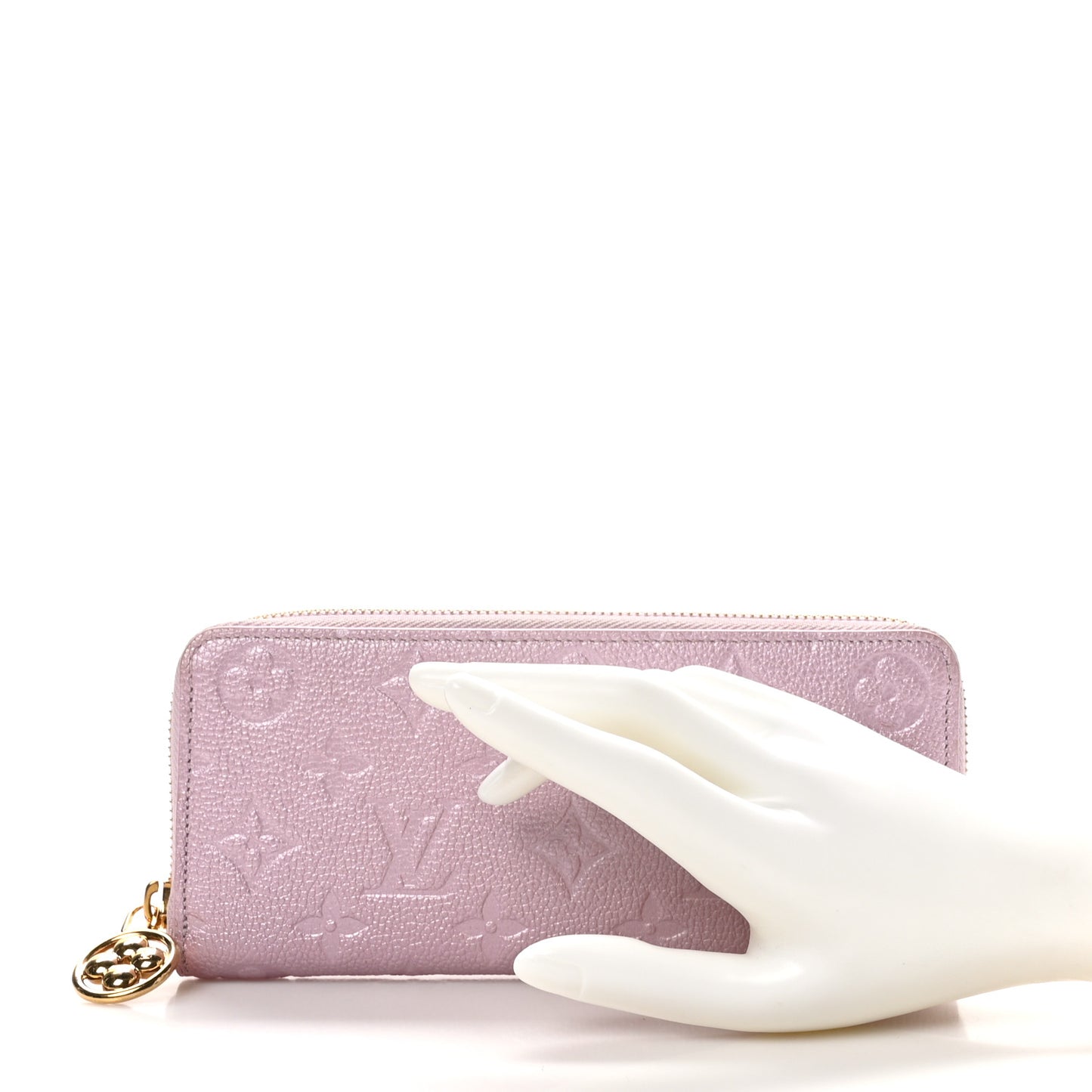 Metallic Empreinte Clemence Wallet Pearly Lilac