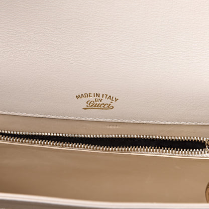 Gucci Calfskin Medium 1973 Shoulder Flap Bag Ivory 17 of 23