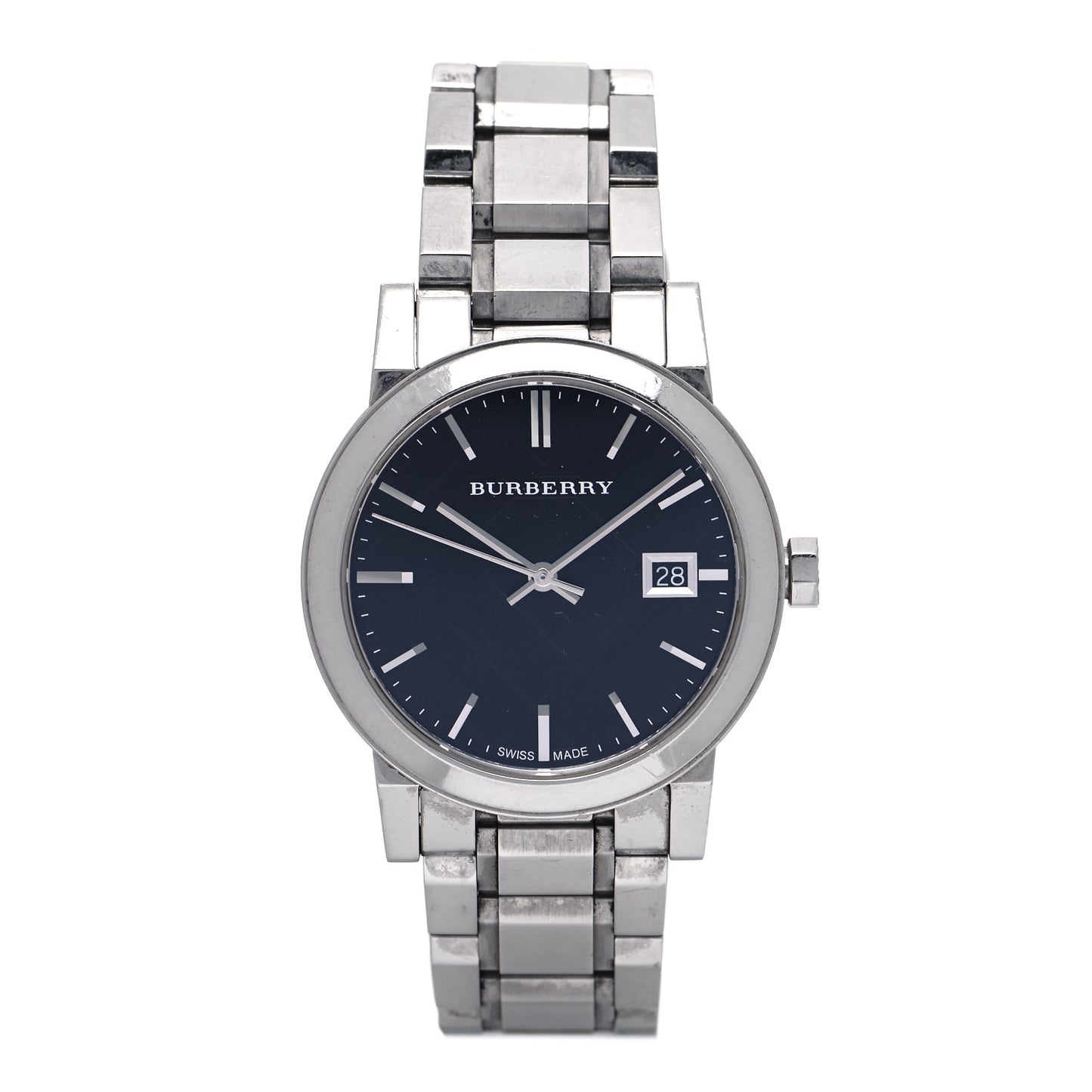 Stainless Steel 34mm The City Quartz Watch Black BU9101