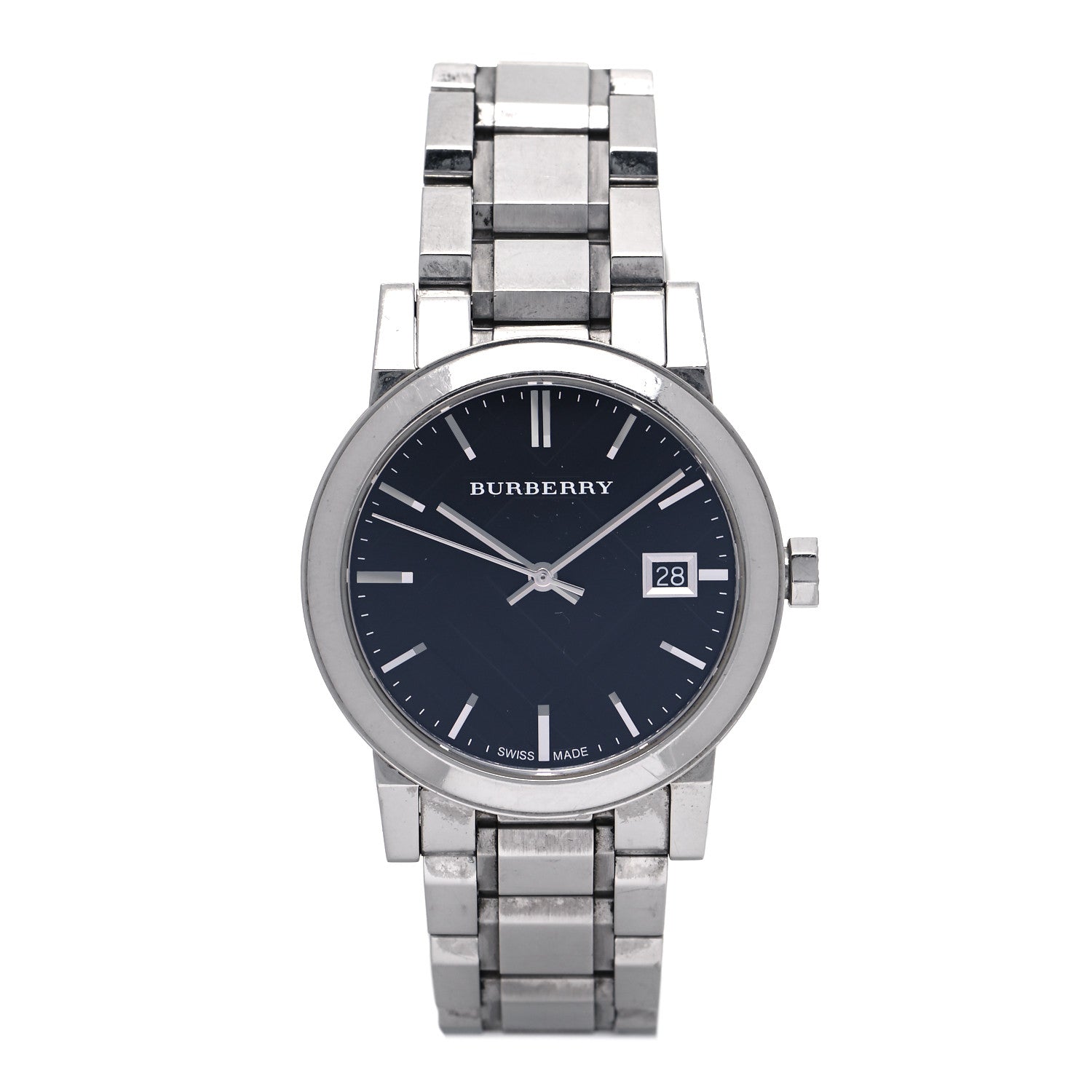 Burberry Stainless Steel 34mm The City Quartz Watch Black BU9101 1 of 4