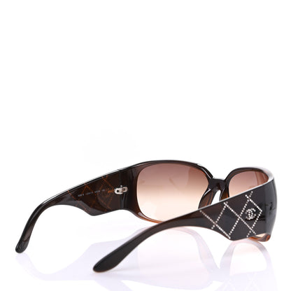 Chanel Acetate Crystal CC Sunglasses 5080-B Black 4 of 7