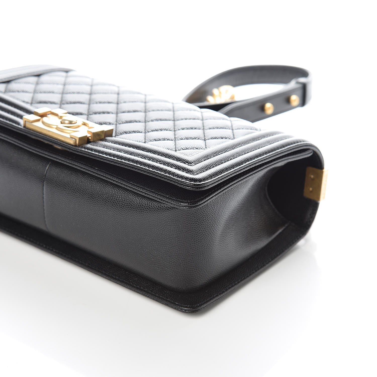 Chanel Caviar Quilted Medium Boy Flap Black 6 of 10