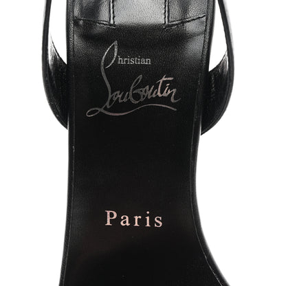 Christian Louboutin Kid O Marylin 100 Slingback Sandal Heels 38.5 Black 7 of 11