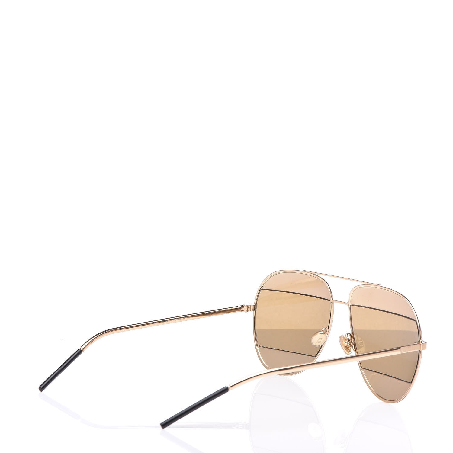 Christian Dior Split 1 Aviator Sunglasses Gold 4 of 7