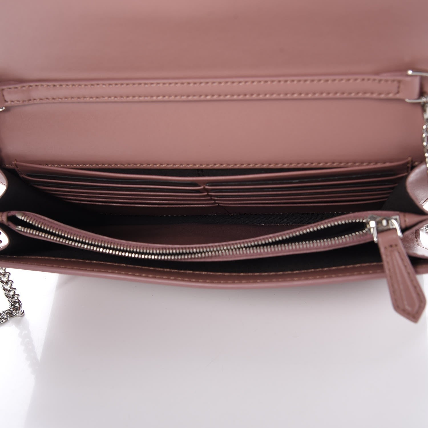 Fendi Vitello Liberty Lucido F is Fendi Wallet on Chain English Rose 5 of 7