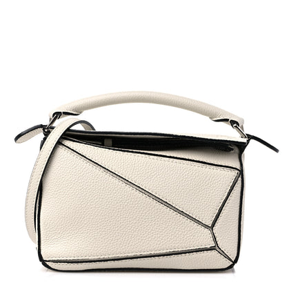 Loewe Calfskin Mini Puzzle Bag Soft White 1 of 8