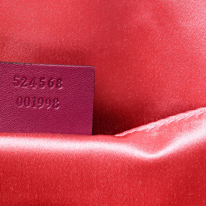 Gucci Velvet Matelasse GG Marmont Dome Backpack Fuchsia Violet Cyclamen 6 of 10