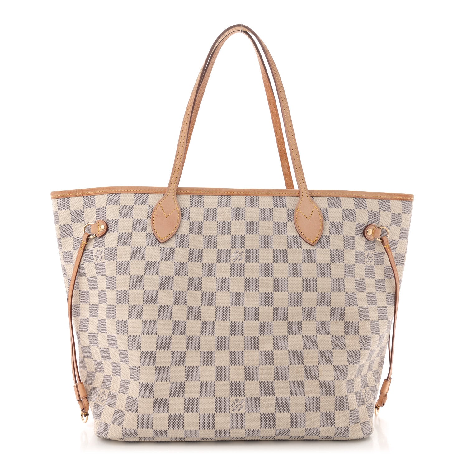 Louis Vuitton Damier Azur Neo Neverfull MM Rose Ballerine 1 of 13