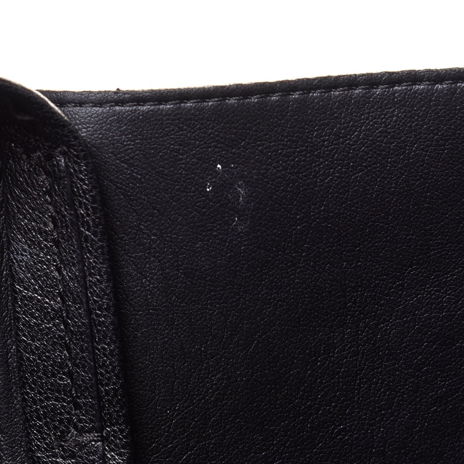 Celine Smooth Lambskin Horizontal Zipper Gusset Cabas Black 14 of 17
