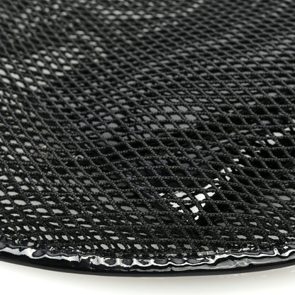 Alaia Fishnet Patent Calfskin Medium One Piece Bag Black 9 of 10